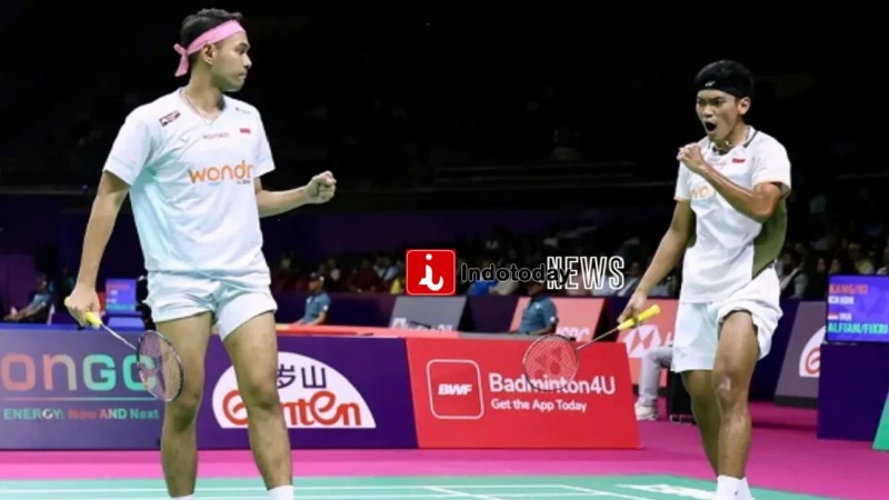 Fajar/Fikri Tumbangkan Duo Korea, Melangkah ke Perempat Final Dunia 2026