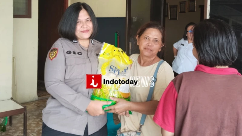 GPM Polsek Siantar Selatan Disambut Masyarakat, 100 Zak Beras SPHP Terjual
