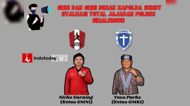 Narkoba dan Kejahatan Merajalela di Simalungun, GMKI & GMNI Desak Kapolda Sumut Evaluasi Total Jajaran Polres Simalungun