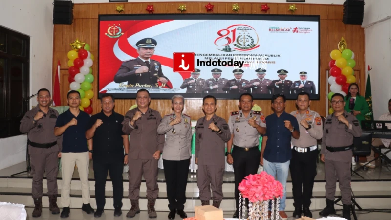 Kapolres Pematangsiantar Beri Surprise Harlah Kejaksaan RI ke-81, Perkuat Sinergitas Penegak Hukum